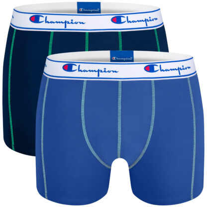Champion Mens Boxers Y081T Dark Blue Cobalt 2 pack