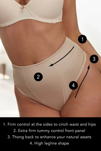Pour Moi Hourglass Firm Tummy Control Thong - Image 6