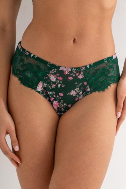 Pour Moi Bliss Printed Mesh Brazilian Brief