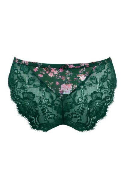 Pour Moi Bliss Printed Mesh Brazilian Brief - Image 5