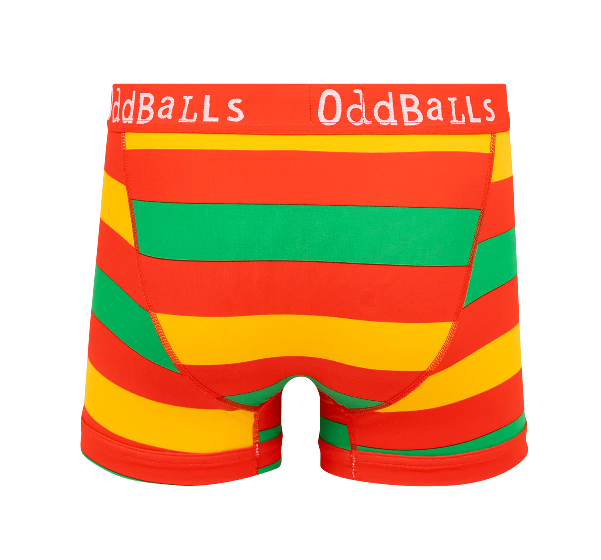 Oddballs FA Wales Red Wall Mens Cotton Boxer Shorts - Image 3