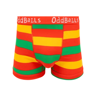 Oddballs FA Wales Red Wall Mens Cotton Boxer Shorts