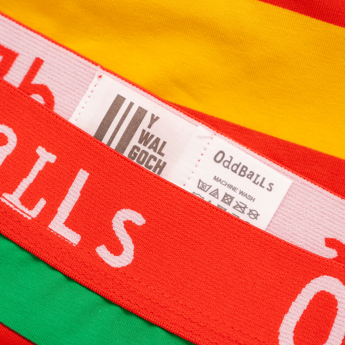 Oddballs FA Wales Red Wall Mens Cotton Boxer Shorts - Image 4