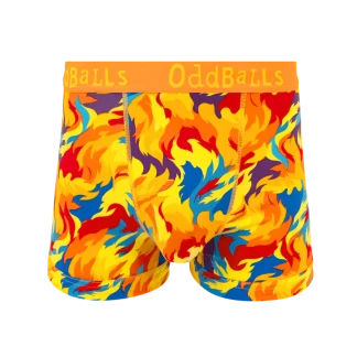 Oddballs Great Balls of Fire Mens Cotton Boxer Shorts