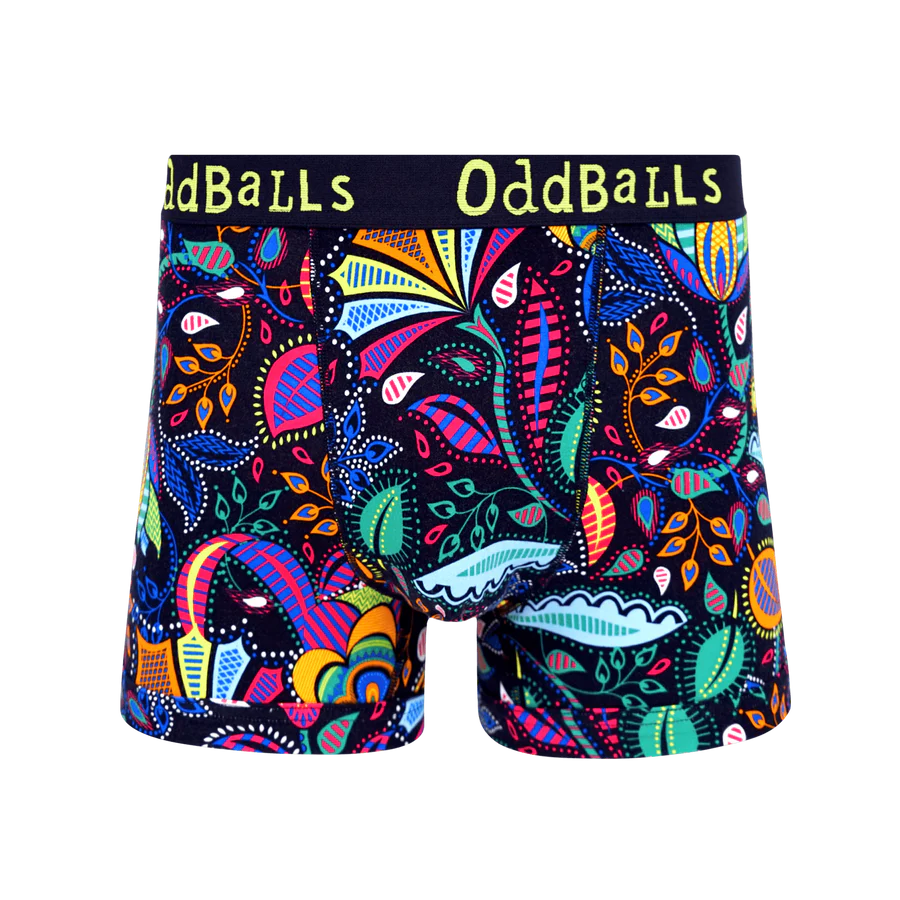 Oddballs Magic Garden Mens Cotton Boxer Shorts